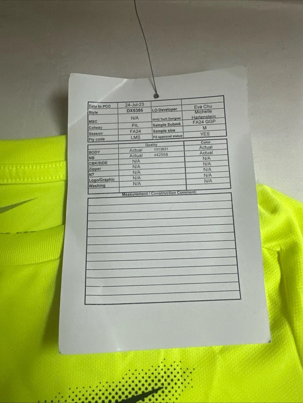 Nike YouthNeon Yellow Short-Sleeve Athletic Tee with Black Swoosh